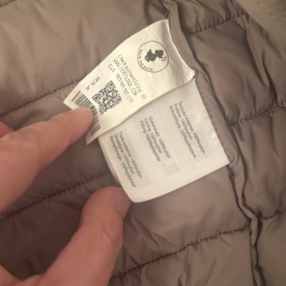 Save the Duck Olive Green Winter Jacket Puffer 2T Orange Hooded - Picture 6 of 8